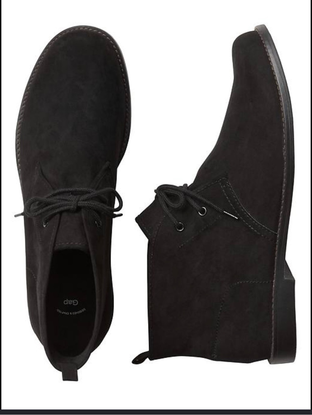 GAP Black Suede Men's Chukka Boots size 9
